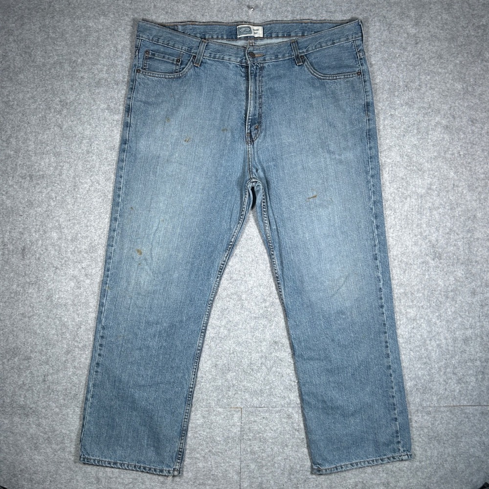 Signature by Levi Strauss denim jeans mens 40x30(40x29) Blue Straight Leg